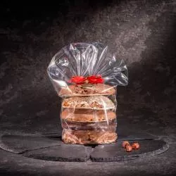 Süße Versuchung: 3Vollmilch, 1 Zartbitter und 1 Zuckerglasurelisen mit Schleife - D&uuml;lls N&uuml;rnberger Elisenlebkuchen online kaufen
