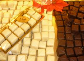 Dominosteine mit weißer Schokolade überzogen 140g